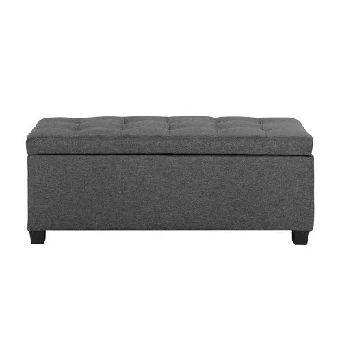 Wholesale Manufacturer Direct Delivery Living Room New Luxury Ottoman Stool Bench Velvet Ottoman Stool With Rectangle Shape