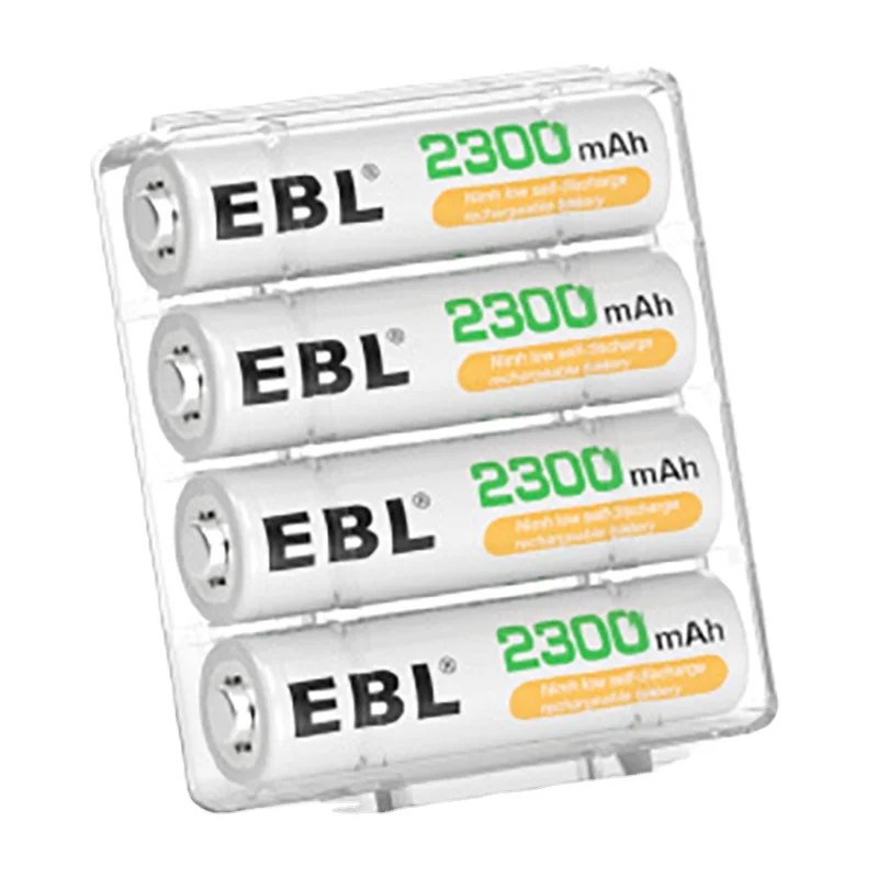 EBL 2300 мАч Ni-MH Тип 1 2 В AA Размер перезаряжаемая аккумуляторная батарея Nimh