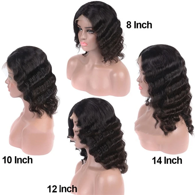 Raw Vietnamese Hair 13x4 Transparent Lace Front Glueless Straight Frontal Closure Bob Human Hair Ombre Double Color Wig