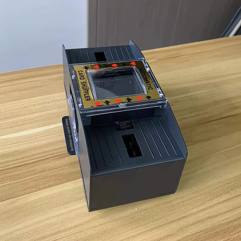 LANDER-MAN 2 Deck Casino Card Shuffler Electronic Dealer Poker Card Shuffler Automatic Card Shuffler