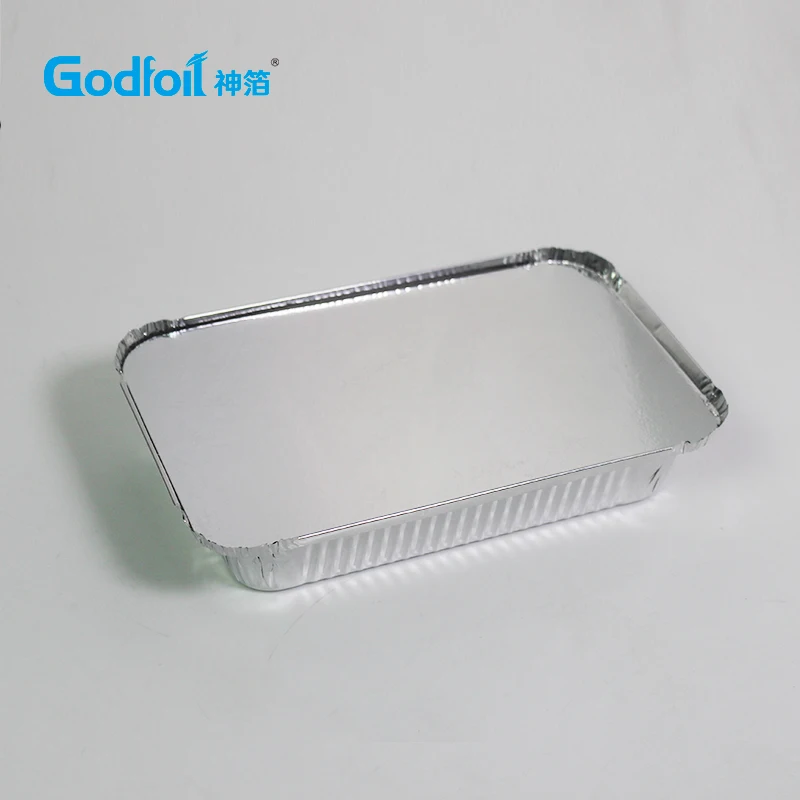 Godfoil/1.5 фунтов/750 мл/8389 Ресторан питания упаковка одноразовая алюминиевая фольга контейнер для еды с крышкой