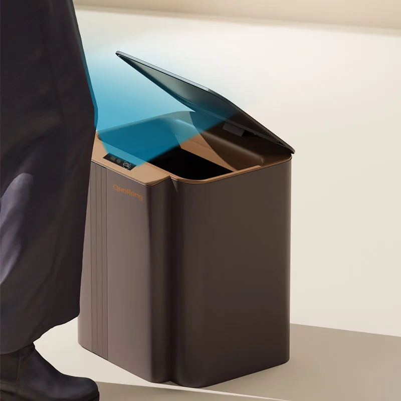Oem Grey 13L / 18L / 23L Sensor trash bin Sleek Dustbins Smart Waste Bins Intelligent Garbage Can