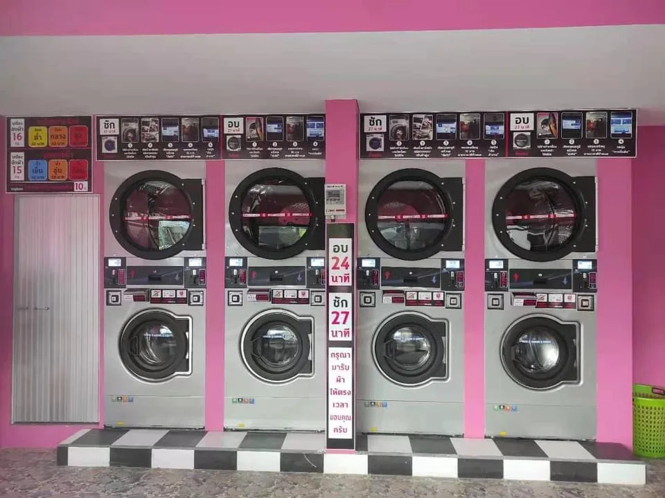 Professional 15kg Front-Load Commercial Coin Operated Fully Automatic Laundry Washer and Dryer Combo Washing Machines