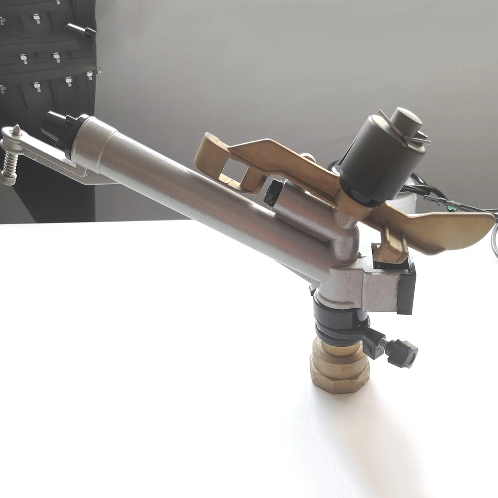 factory price pistola de riego Hot Sale Al Alloy and Brass 1.5' Female BSP 360 Gear drive Big Rain Gun Sprinkler