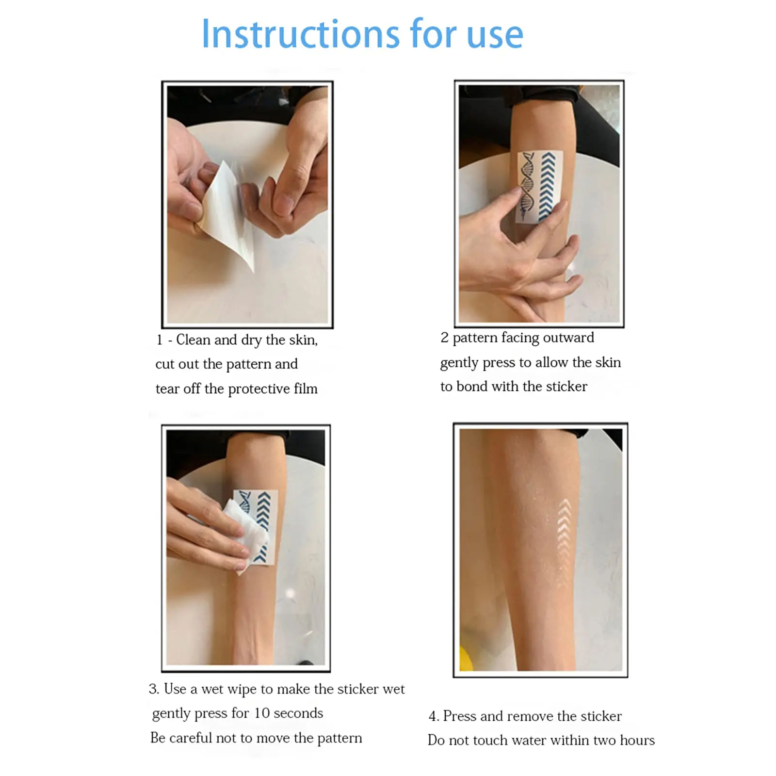 Semi Permanent Tattoos Sticker Upgrade Juice Waterproof Long-Lasting 2 Weeks Tattoo For Realistic Temporary Tattoo Stickers