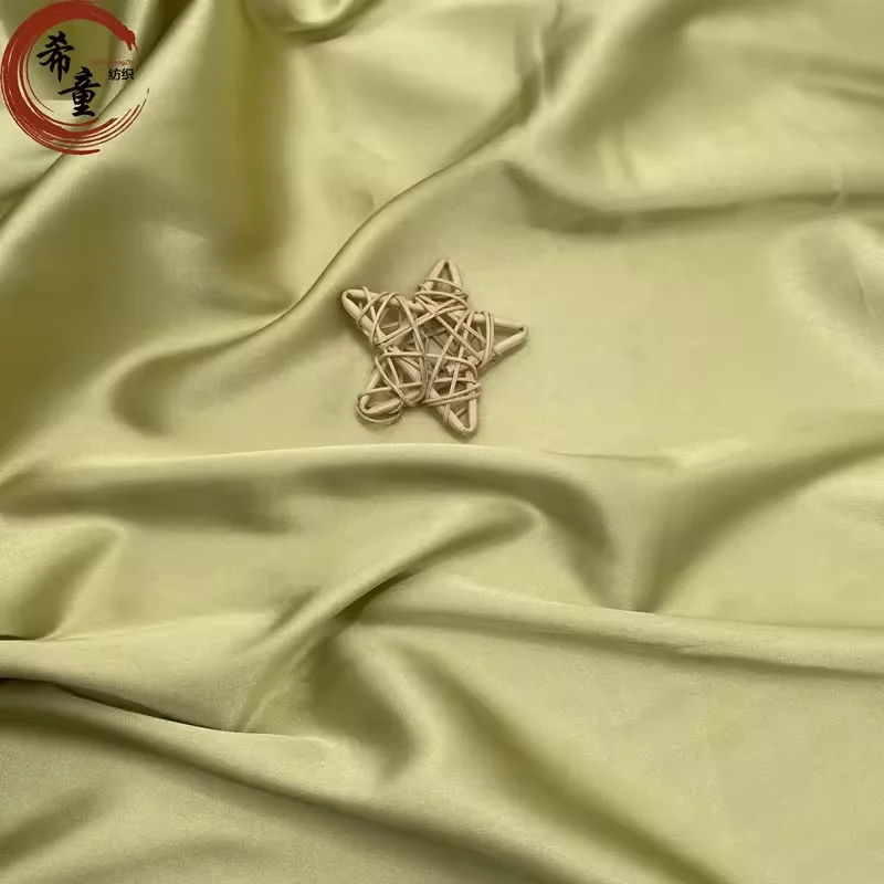 Woman party wear dress pajamas material high quality  dobby Brida silk Satin Fabric Rolls for pajamas evening dress