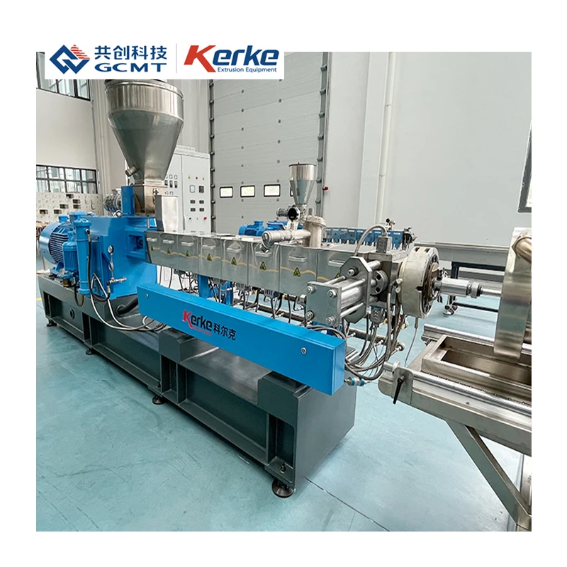 KTE-65 пластиковый двухшнековый экструдер Kerke для