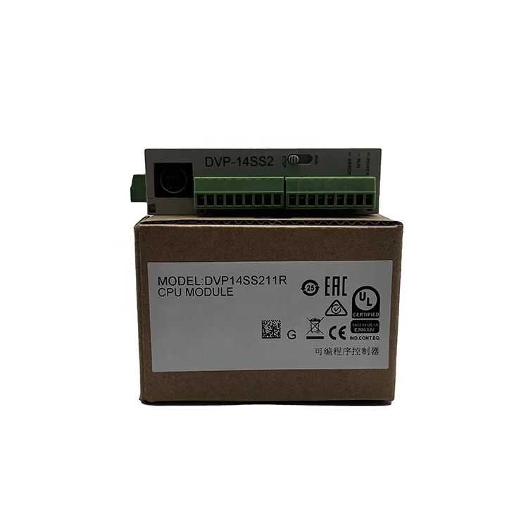 Top agent DVP-14SS211R In Stock 100% New Original SS2 Series PLC Main Unit PLC Expansion Modules DVP14SS211R