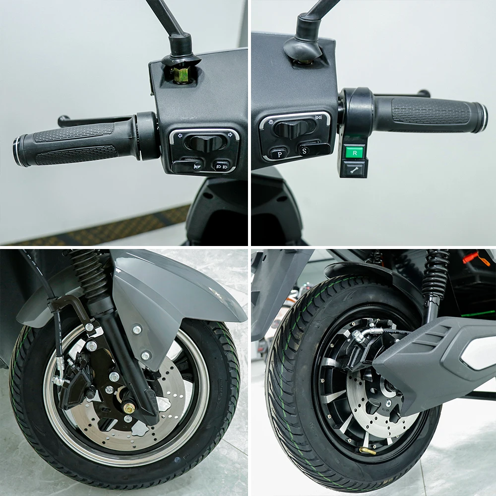Premium 72V Electric Moped 12 Inch 1500W Motor Max Speed ≤55 Km/h Perfect for Daily Commutes Electric Motorcycle for Adults