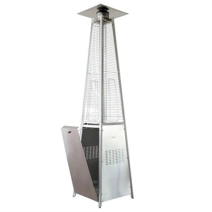 Standing Mushroom Tower Heater Portable Customizable Outdoor Pyramid Flame Gas Patio Heater