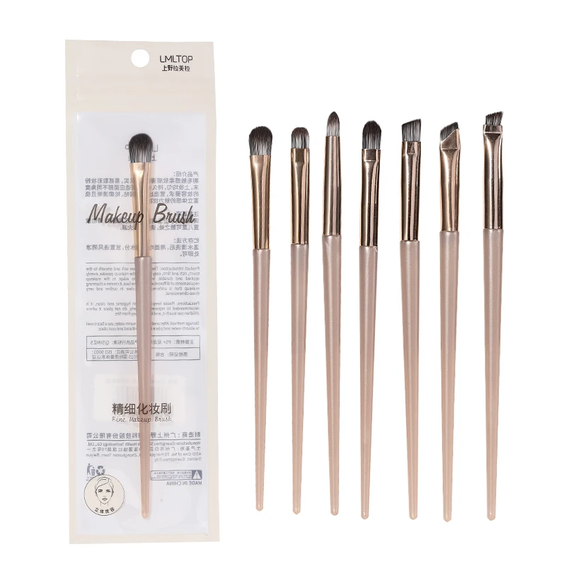 LMLTOP Single Makeup Brush 15pcs Premium Cosmetic Brush Powder Blush Eyeline Concealer Eyeshadow Eyebrow Highlight Make Up Brush