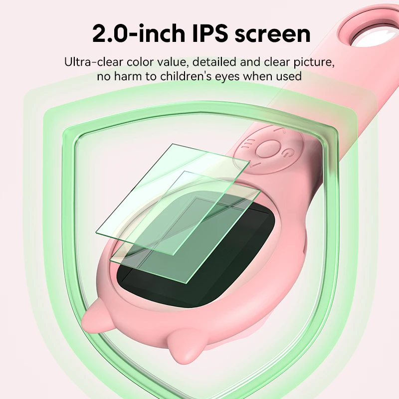 Handheld Digital Mini Microscopes Led Zoom Portable Kids Microscope Toy Kit 500X Early Education Student Monocular Microscope