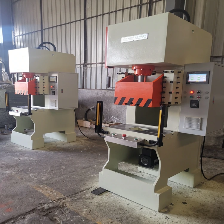 Servo system 150 tons C frame hydraulic press metal plate hydraulic bending machine high quality custom swing arm oil press