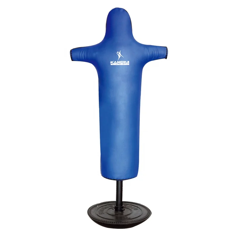 human shaped free standing boxing punching bag with base