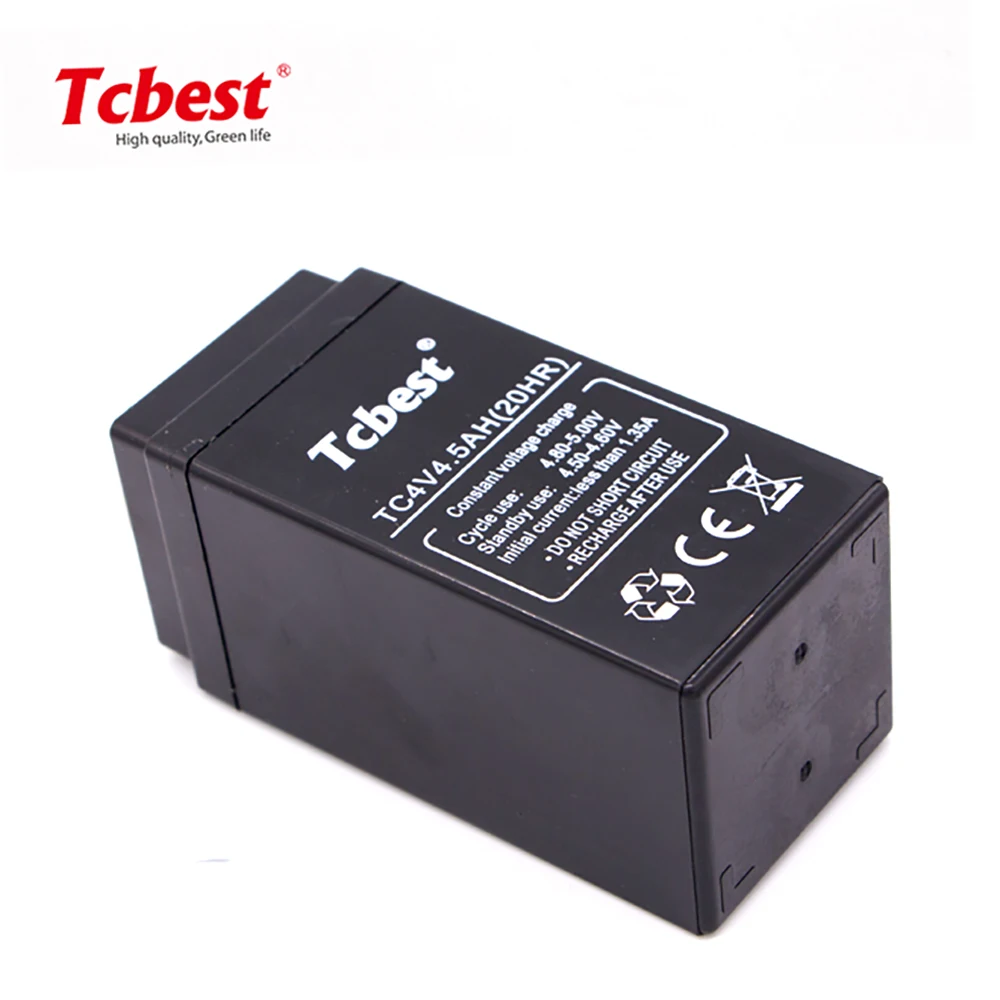 Deep Cycle Storage 4V 4.5AH Rechargeable Battery for Solar Power System 4V 6V 12V Lead Acid Battery