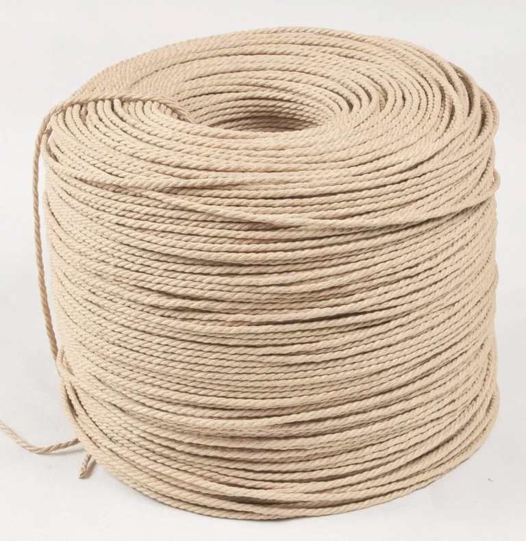 Instagram style biodegradable paper cord waterproof twisted twine paper rope for woven chair