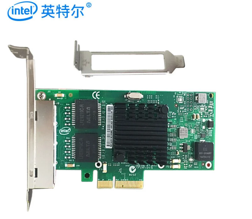 INTEL I350-T4V2 Quad Port 4 Ports Gigabit Ethernet Server Adapter NHI350 AM4