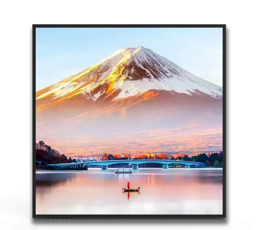 OEM ODM 33.2 inch high-definition square screen indoor LCD advertising monitor wall mounted square LCD monitor with touch panel