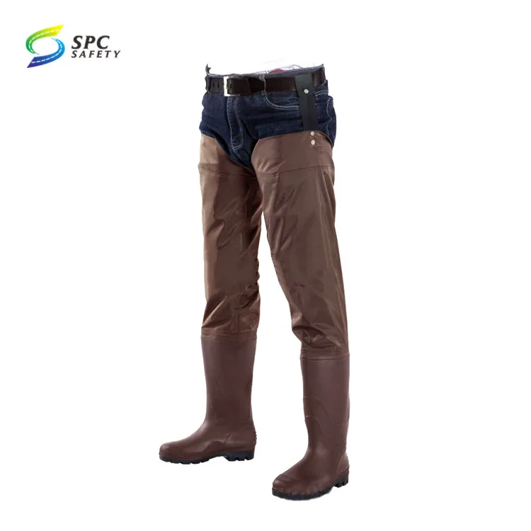 comfortable breathable waterproof  hunting PVC fishing waders waist wader