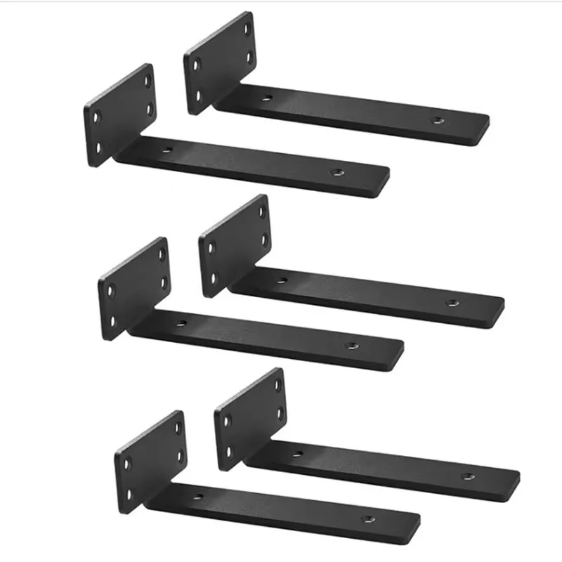 Iron Wall Triangle Bracket Bracket Wall Shelf Wall Mounted Partition Heavy Duty Support Shelf Laminate Bracket