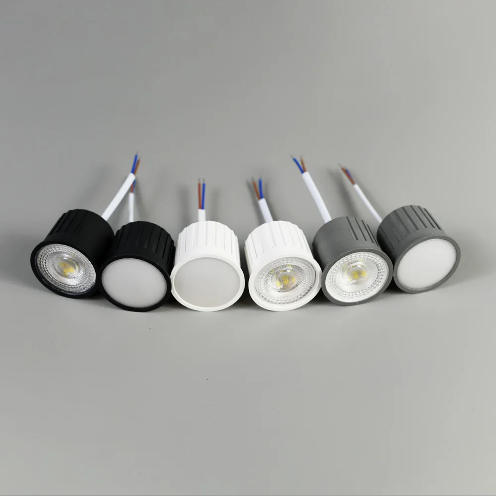 Pla+Alu Ceramic LED GU10 MR16 Module 5W 7W 9W 12W LED Light Module Ceiling Spot Down Light LED 220V 3CCT Dim High Lumen SMD COB
