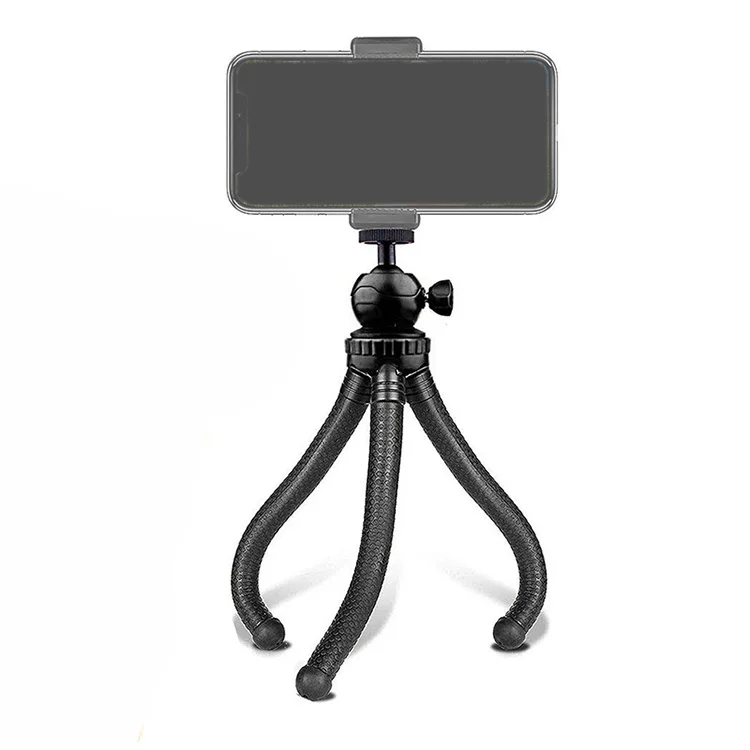 360 Degree Travel Portable mini Octopus Flexible Camera Tripod stand selfie stick tripod For Phone