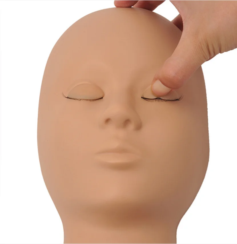 3 pairs/set Replacement Eyelid For Mannequin head, Interchangeable Eyelid With lashes