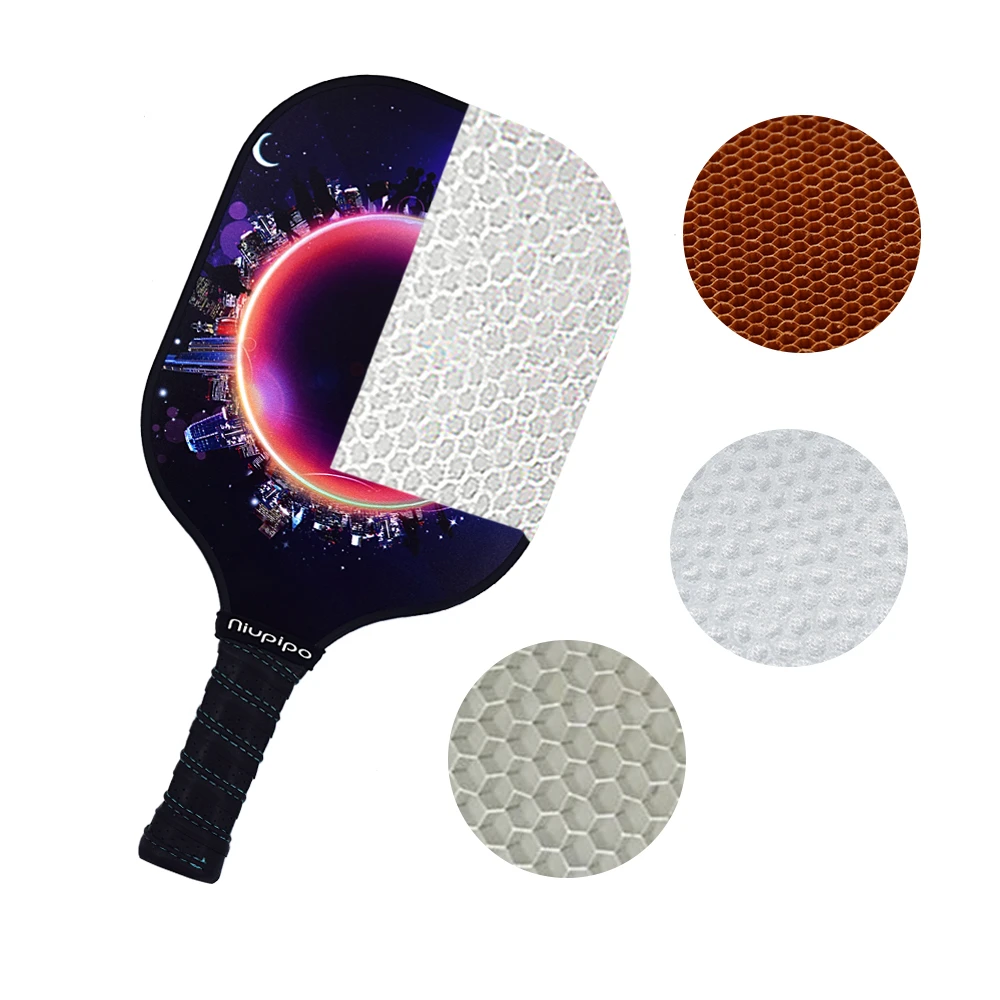  2020 Niupipo графит на заказ ракетки из углеродного волокна pp honeycomb pickleball