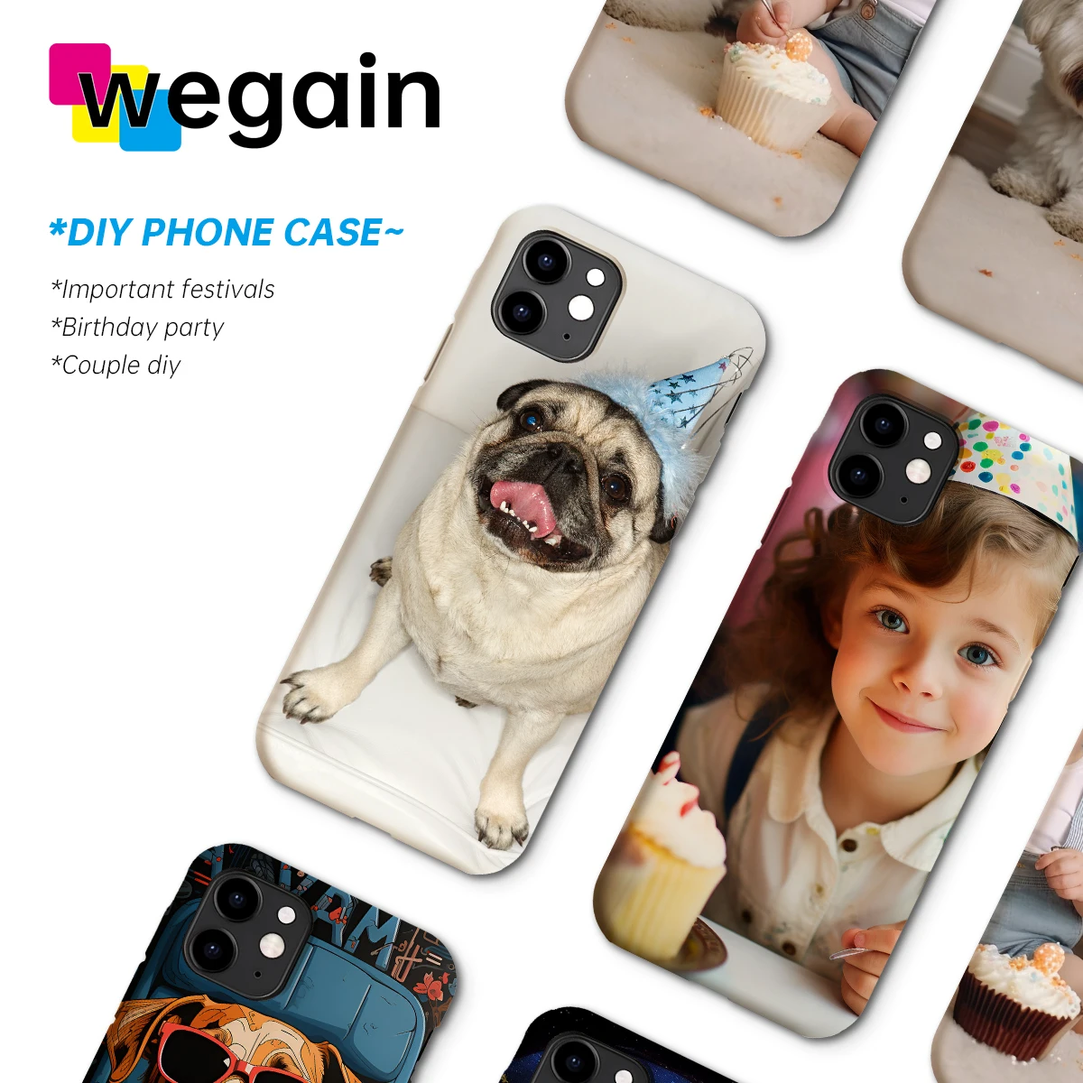 3D Phone Case Printer DIY printing Vacuum Machine DTF Printer with Sublimation Film Sublimation Machine Accessories