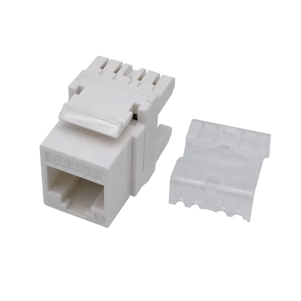 Toolless Cat5e/Cat6 UTP RJ45 Keystone Modular Jack for AMP Short Style