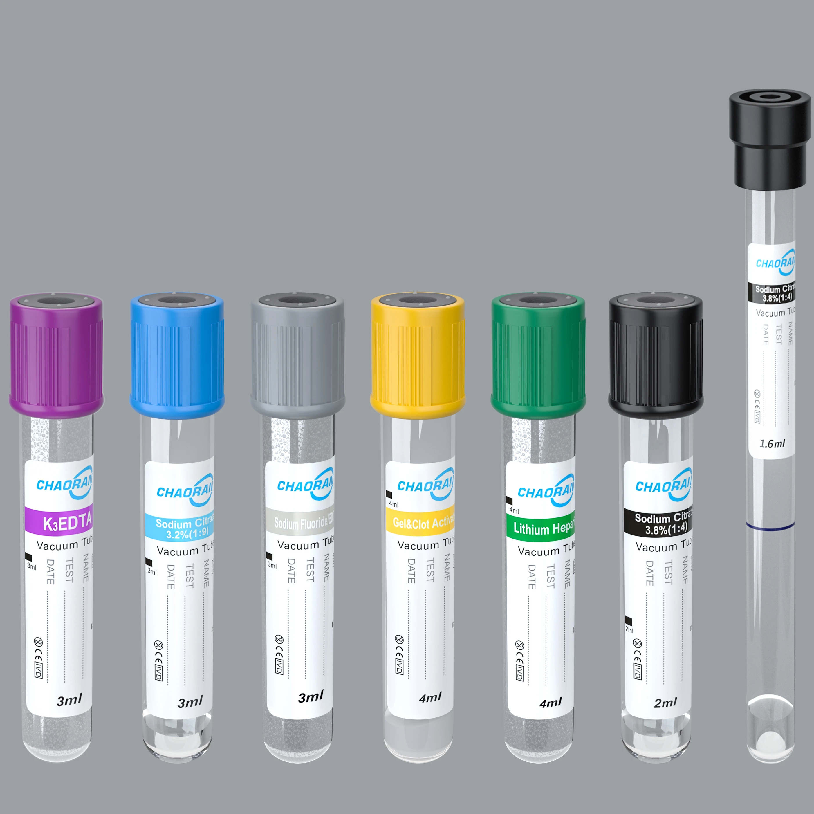 medical vacuum EDTA K3 K2 blood collection tube price blood tube collection