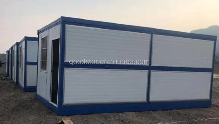 Light gauge steel structure low cost portable prefab folding container house