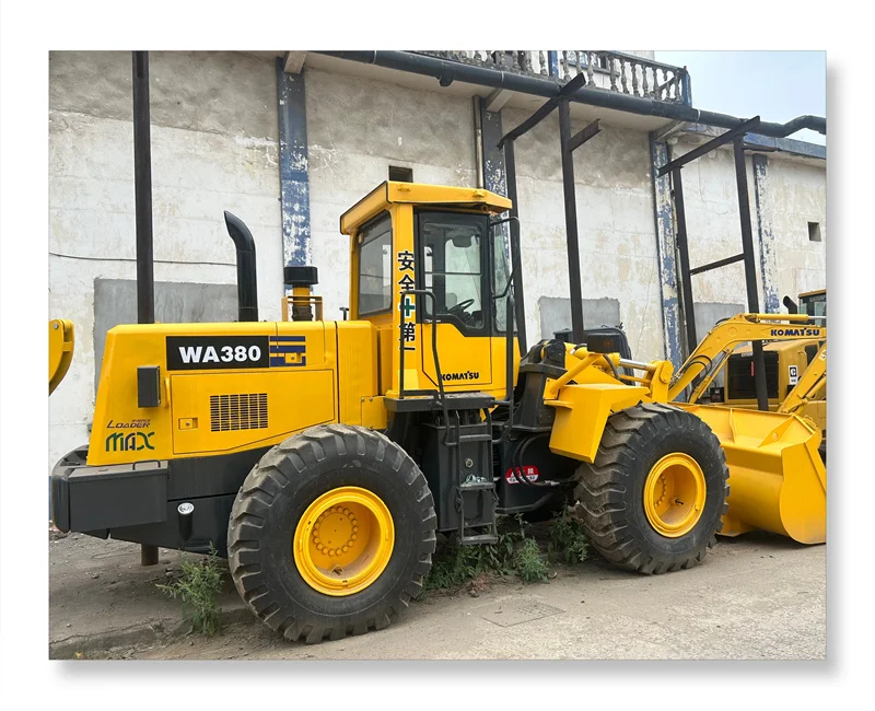 Hot sale Komatsu WA380-6 wheel loader wa380-3 Front loader Used komatsu 380 470 loaders