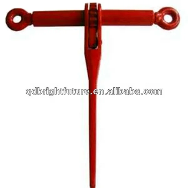 
Ratchet type load binder with two eyes 