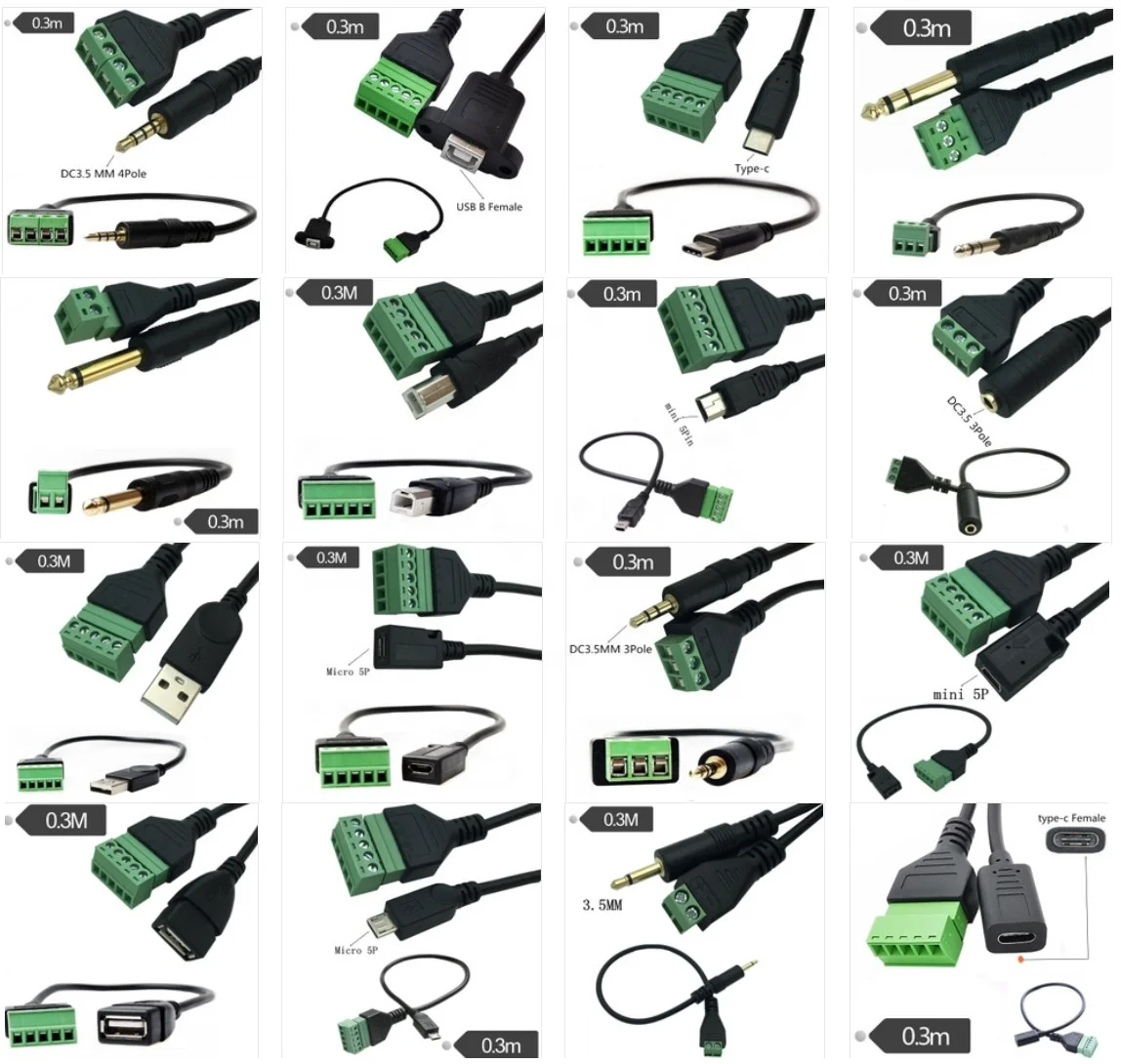 r11 rj12 6P6C Screw mount interface connector