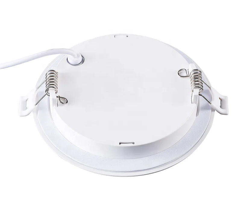 ETL ES FCC Listed 4inch 9W Ultra Thin PC LED Panel Light Beam Angle 110D 100-277V 2700K-6000K IC Rated Air Tight