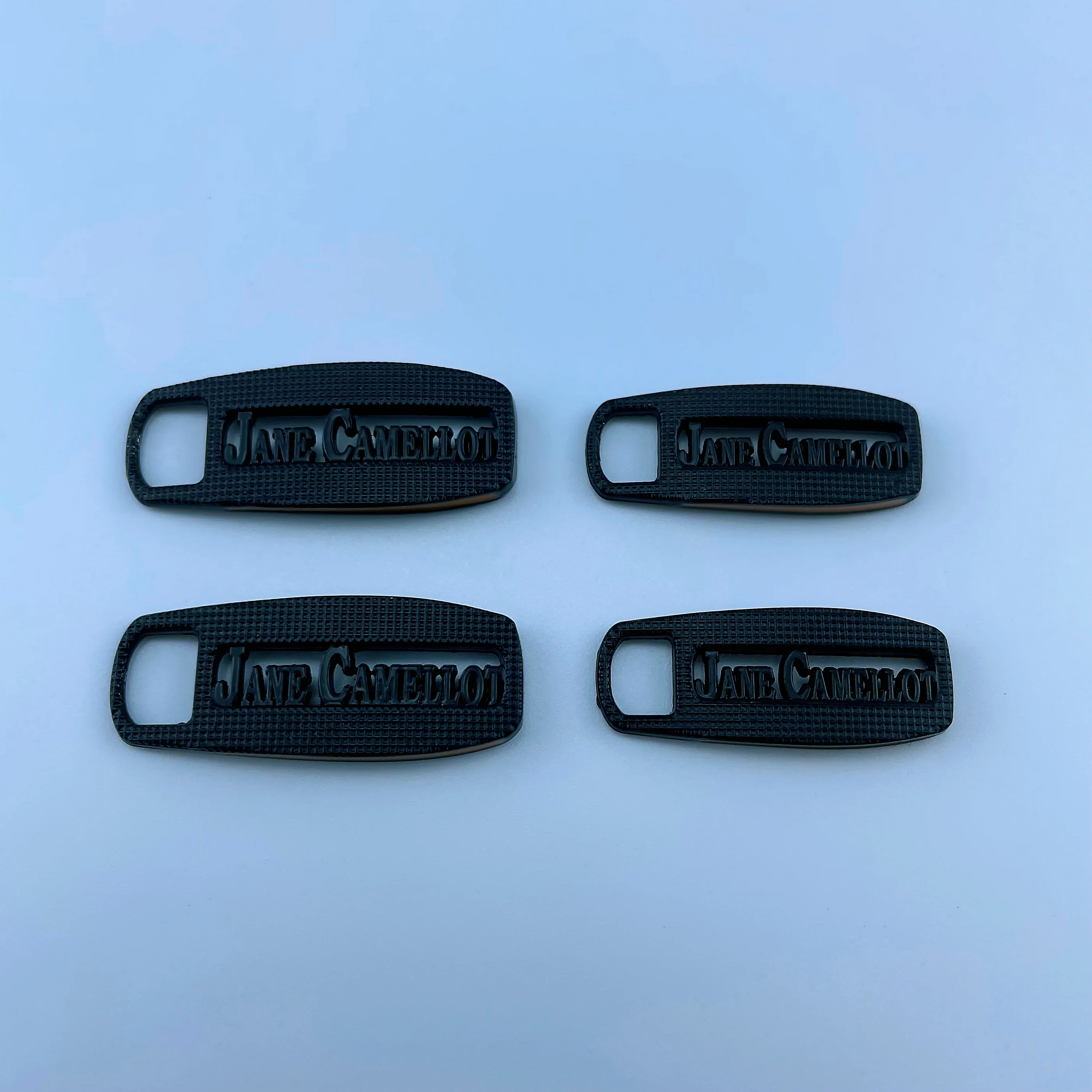 Alloy Zipper Puller Slider Zippers Pulls Metal Zinc Alloy Fashionable High Quality Customized Plating with String 3M