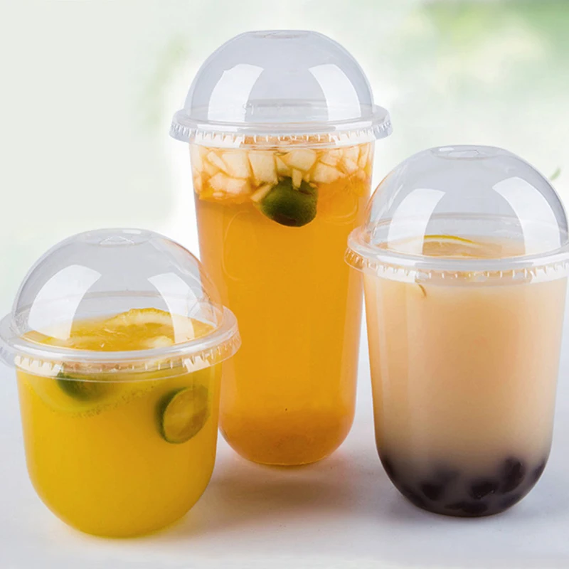 Disposable Drinking Cup 600ml 20oz PP BUBBLE TEA CUP