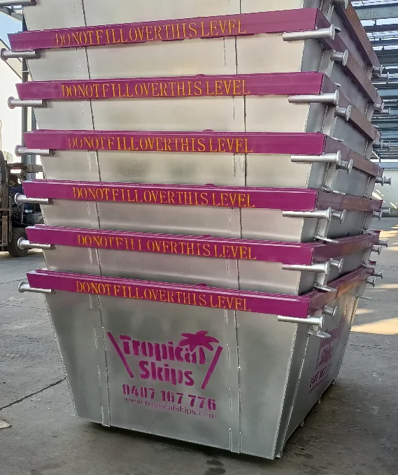 galvanized sheet garbage skip  bin