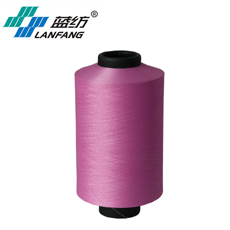 Polyester yarn Dope Dyed Textured DTY Yarn SIM/HIM/NIM 150d/48f