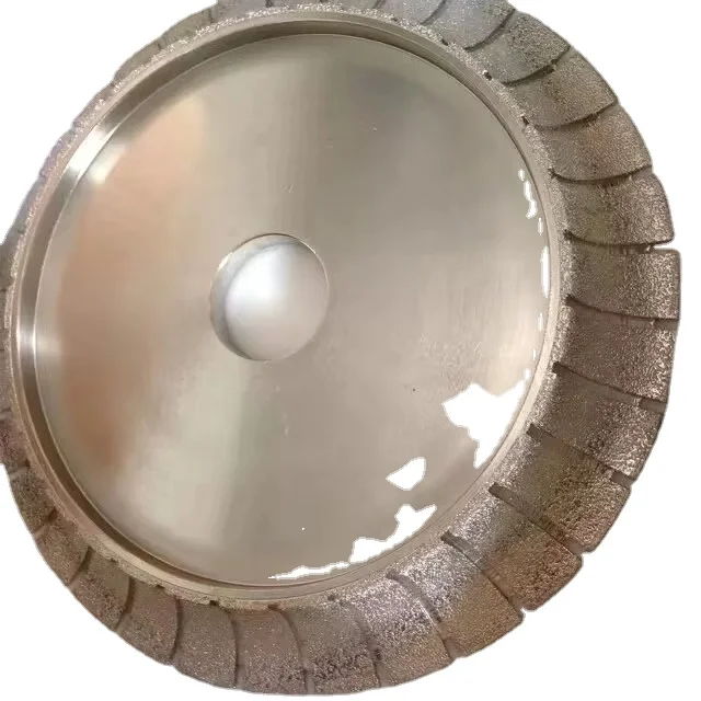 Bullnose вакуумная паяная гранитная кромка алмазный шлифовальный круг для камня шлифовальной машины