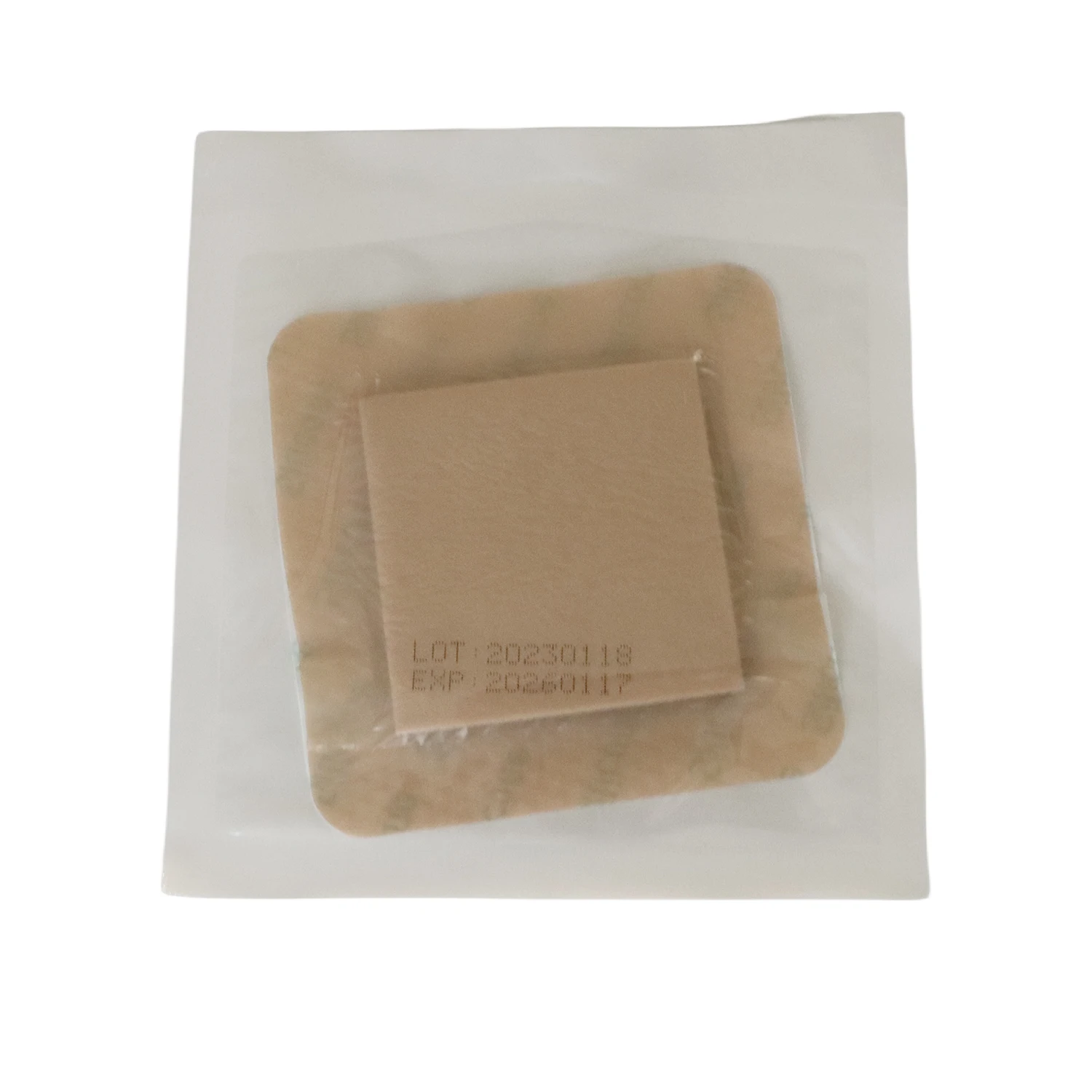 BLUENJOY Waterproof Antibacterial Ion Silicone Silver AG Foam Adhesive Dressing With Border for Wound Care/ Bed Sore