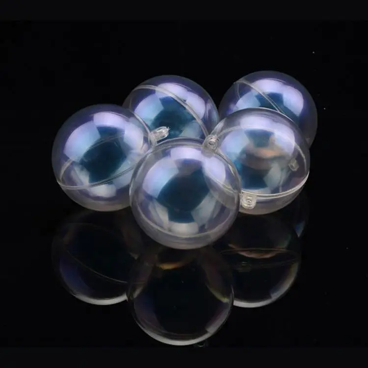 On-Time Delivery Factory Directly Ornaments Bulk 7.0Cm Clear Plastic Ball
