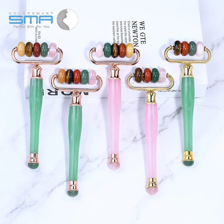 Neck Skin Care Tools Face Massager Roller Gua sha Jade Store Scraper Roller Massage For Facial Gouache Lift Body Slimming Guasha