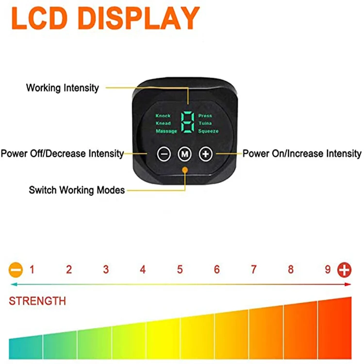 Abs Electric Ems Muscle Toner Stimulator Relaxer Slimming Ab Belt Machine Training Massager