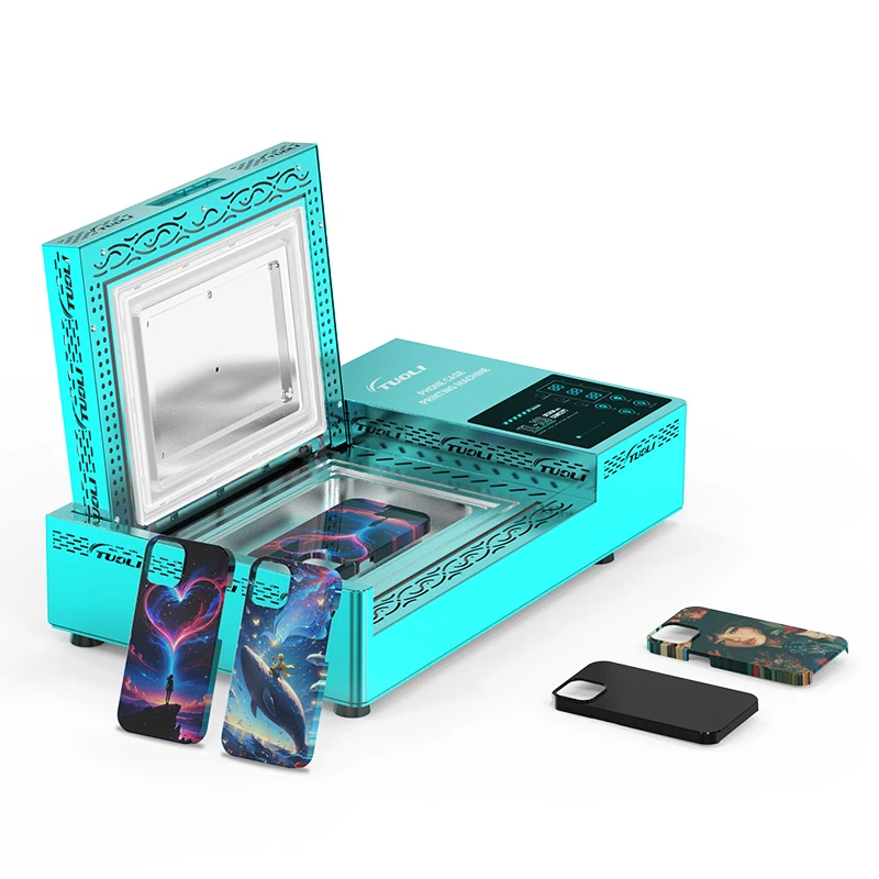 TuoLi Best Quality Phone Accessories Factory Custom Phone Shell Printers 3D Sublimation Blank Mobile Cover Printing Machine