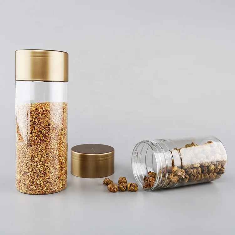 Wholesale custom label pet bpa free food grade jar plastic 250 ml pharmacy pill bottle