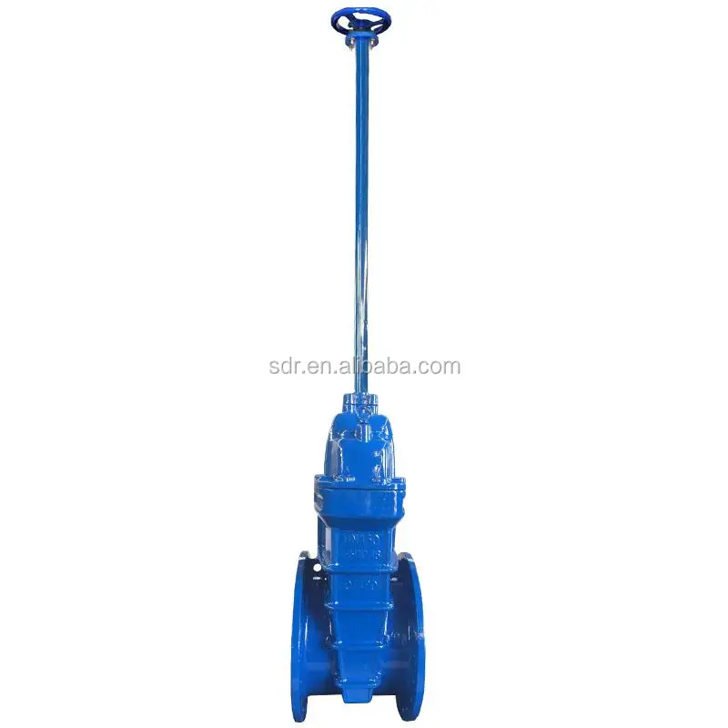 
PN10 PN16 Extension Rod Soft Seal Elastic Seat Seal Gate Valve 