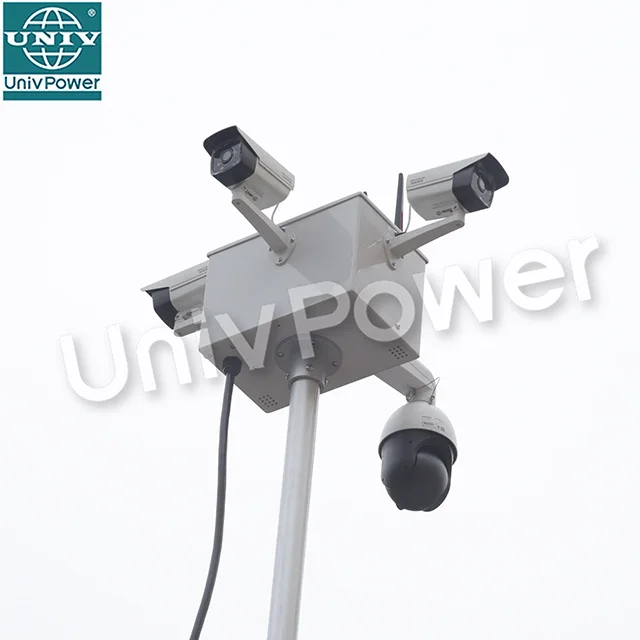 solar cctv trailer mobile road camera street use solar light tower