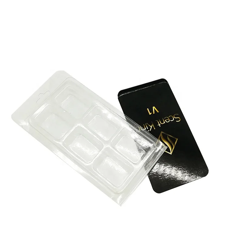 Custom Clear sliding Card Blister Clamshell Packaging